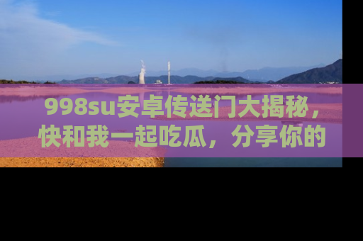 998su安卓传送门大揭秘，快和我一起吃瓜，分享你的发现！