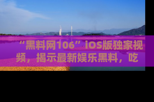 “黑料网106”iOS版独家视频,揭示最新娱乐黑料,吃瓜不停!