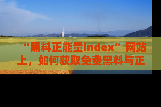 “黑料正能量index”网站上,如何获取免费黑料与正能量资讯?