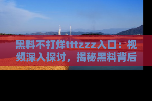 黑料不打烊tttzzz入口：视频深入探讨，揭秘黑料背后的人和事