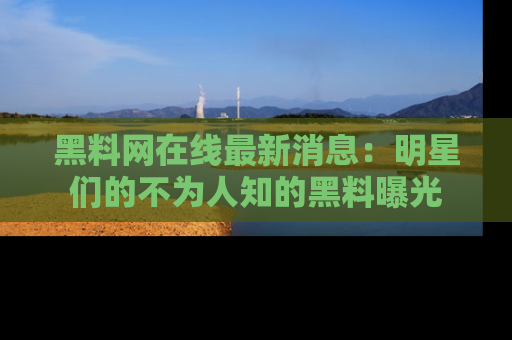 黑料网在线最新消息：明星们的不为人知的黑料曝光