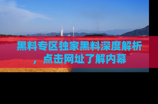 黑料专区独家黑料深度解析，点击网址了解内幕