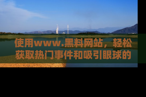 使用www.黑料网站，轻松获取热门事件和吸引眼球的黑料