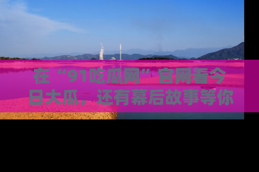在“91吃瓜网”官网看今日大瓜,还有幕后故事等你来挖掘!