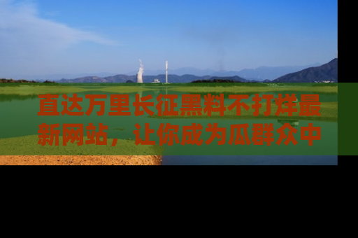 直达万里长征黑料不打烊最新网站,让你成为瓜群众中的资深吃瓜客!