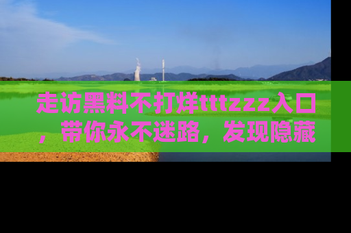 走访黑料不打烊tttzzz入口,带你永不迷路,发现隐藏的黑幕